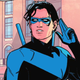 An example of maximum zoom in the Comixology android app, featuring Nightwing #89.